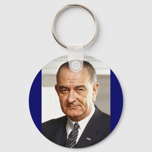 Porte-clés Lyndon B. Johnson 36e président (Recto)