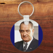 Porte-clés Lyndon B. Johnson 36e président (Recto)