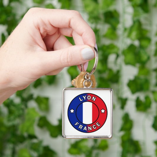Porte-clés Lyon France (main)