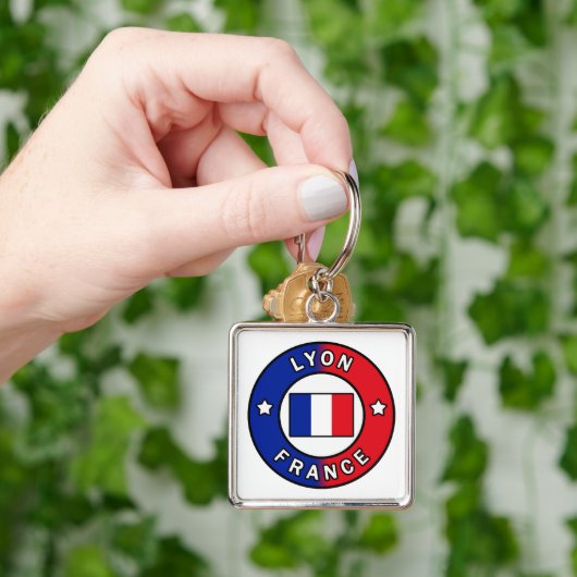 Porte-clés Lyon France (main)