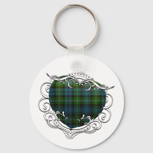 Porte-clés Lyon Tartan Heart (Recto)