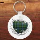 Porte-clés Lyon Tartan Heart (Recto)