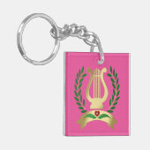 Porte-clés Lyre d'or (Devant gauche)