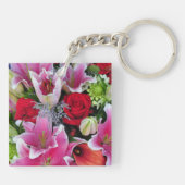 Porte-clés Lys et roses (Dos)