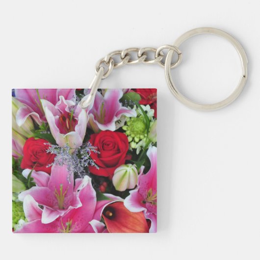 Porte-clés Lys et roses (Dos)