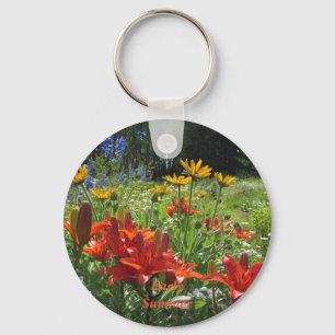 Porte-clés Lys Orange Brûlés, Jardins D'Été