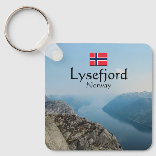 Porte-clés Lysefjord Norvège (Recto)