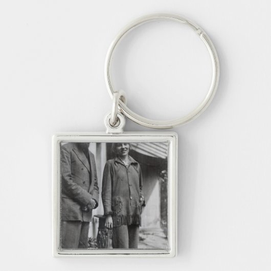 Porte-clés Lytton Strachey et arbre d'iris (Devant)