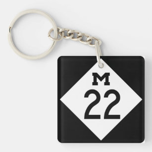Porte-clés M-22 (Michigan Highway)