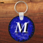 Porte-clés M bleu foncé (Recto)
