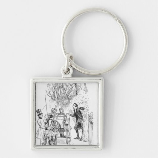 Porte-clés M. Collins et Charlotte étaient tous deux se (Devant)