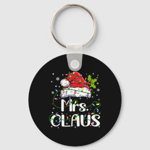 Porte-clés M. Et Mme Claus Couples Correspondant Au Pyjama De