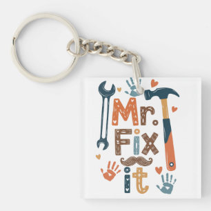 Porte-clés M. Fix It Fête des pères Card