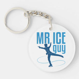 Porte-clés M. Ice Guy Patinage artistique Hommes Garçons Pati