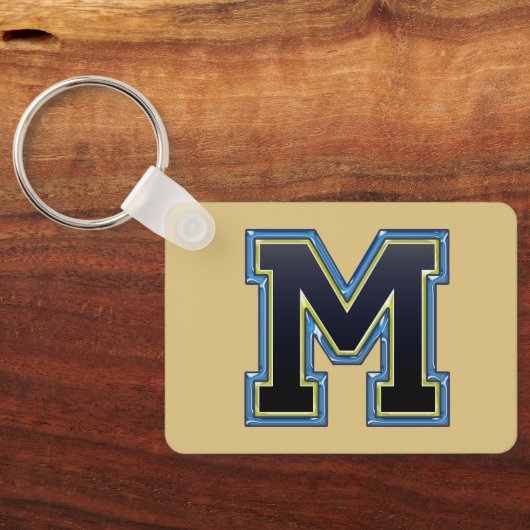 Porte-clés M initial (Verso)