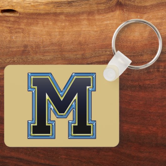 Porte-clés M initial (Recto)