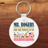 Porte-clés M. Rogers ne m'a pas préparé dans mon quartier (Verso)