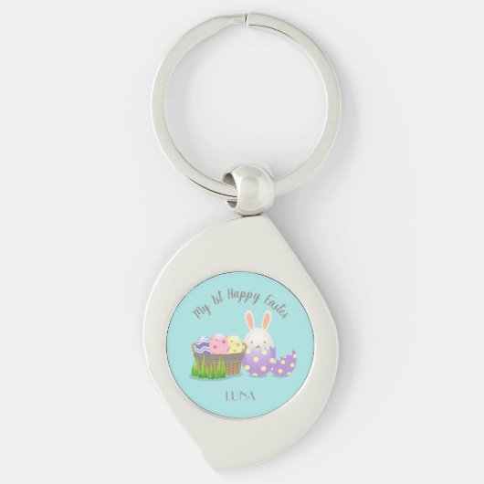 Porte-clés Ma 1ère Pâques heureuse (Devant)