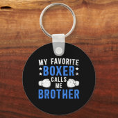 Porte-clés Ma boîte préférée m'appelle Brother Boxing Brother (Recto)