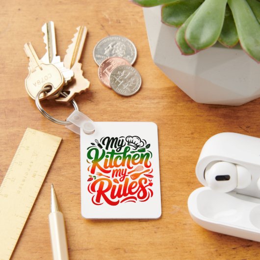 Porte-clés Ma cuisine Mes règles (Bureau)