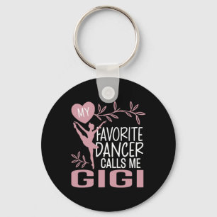 Porte-clés Ma danseuse préférée M'appelle Gigi Ballet Dancer
