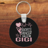 Porte-clés Ma danseuse préférée M'appelle Gigi Ballet Dancer (Recto)