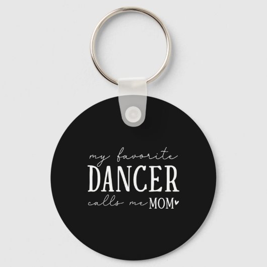 Porte-clés Ma danseuse préférée m'appelle maman Dancing Balle (Recto)