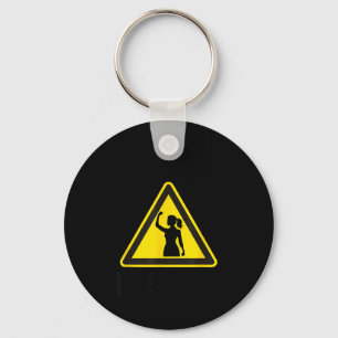 Porte-clés Ma femme me bat drôle mari femme citation humour m