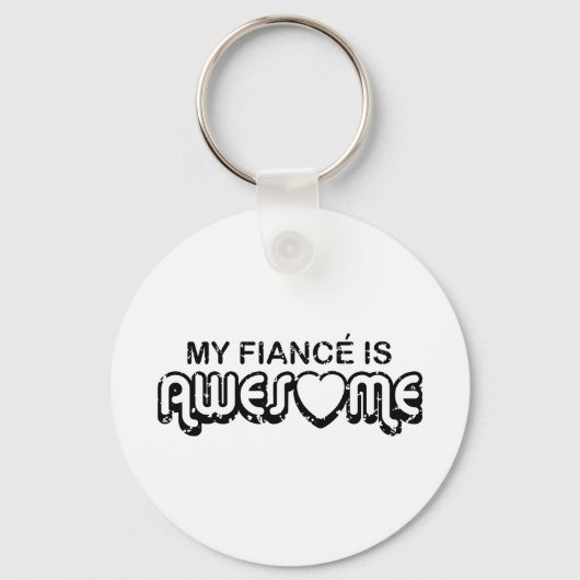 Porte-clés Ma fiance est géniale (Recto)