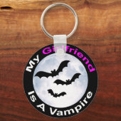 Porte-clés Ma Fille Est Un Vampire (Recto)