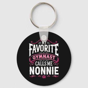 Porte-clés Ma Gymnaste Favorite M'Appelle Nonnie Gymnastique