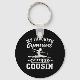 Porte-clés Ma gymnaste préférée m'appelle cousine Cheerleadin