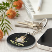 Porte-clés Ma journée commence avec du Sloffee (Devant Droit)