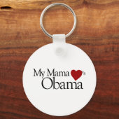 Porte-clés Ma mère aime Obama (Recto)