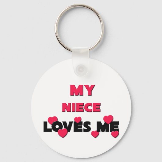 Porte-clés Ma Nièce M'Aime (Recto)