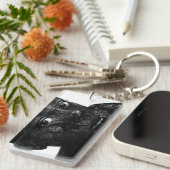 Porte-clés ma parole en blacq (Devant droit)