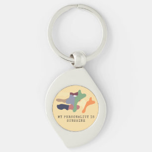 Porte-clés Ma personnalité est Sunshine