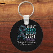 Porte-clés Ma Petite-Fille me manque chaque jour P Suicide (Recto)