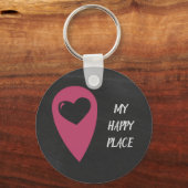 Porte-clés Ma place heureuse (Recto)