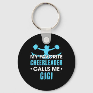 Porte-clés Ma pom-pom girl préférée m'appelle Gigi Cheerleadi