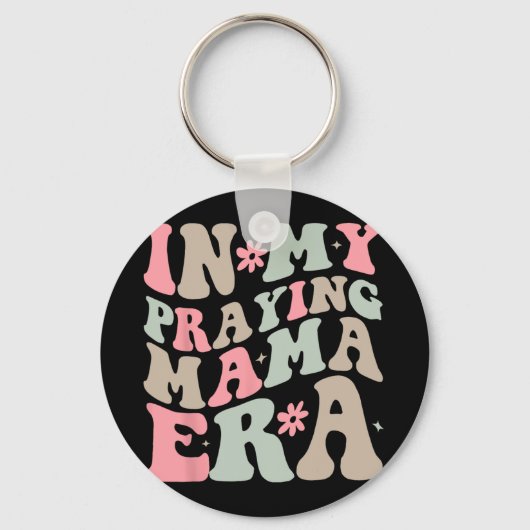 Porte-clés Ma prière Mama Era Religieuse Mère chrétienne (Recto)