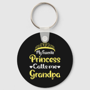 Porte-clés Ma princesse préférée m'appelle grand-père grand-p