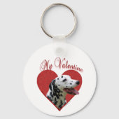 Porte-clés Ma Saint-Valentin dalmate (Recto)