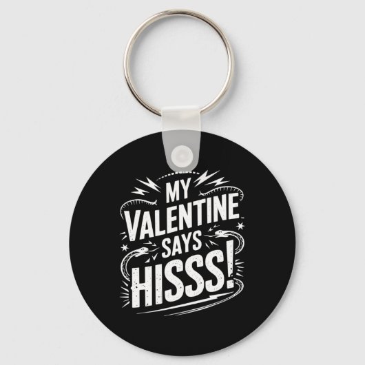 Porte-clés Ma Saint Valentin dit ses bisous (Recto)