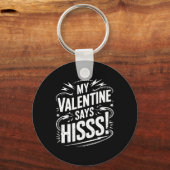 Porte-clés Ma Saint Valentin dit ses bisous (Recto)