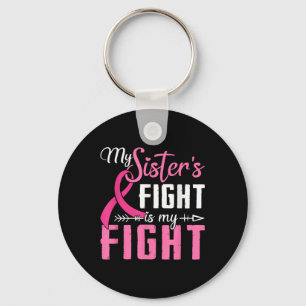 Porte-clés Ma Soeurs Lutte Est Mon Combat Cancer Du Sein