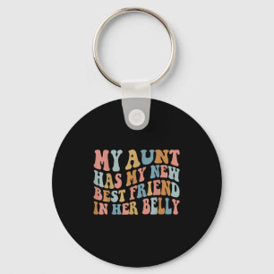 Porte-clés Ma tante a mon nouvel ami dans son ventre Maman dr