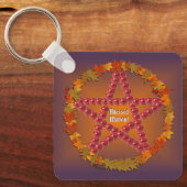 Porte-clés Mabon Pentacle (Recto)