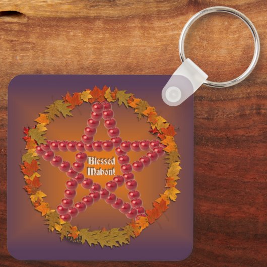 Porte-clés Mabon Pentacle (Verso)