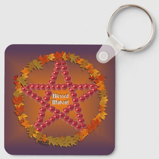 Porte-clés Mabon Pentacle (Dos)